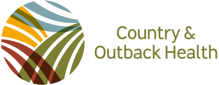 Country and outback health logo