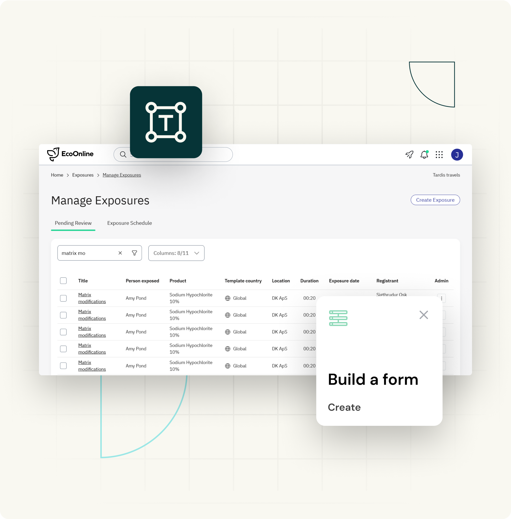 Chemical Exposure Software