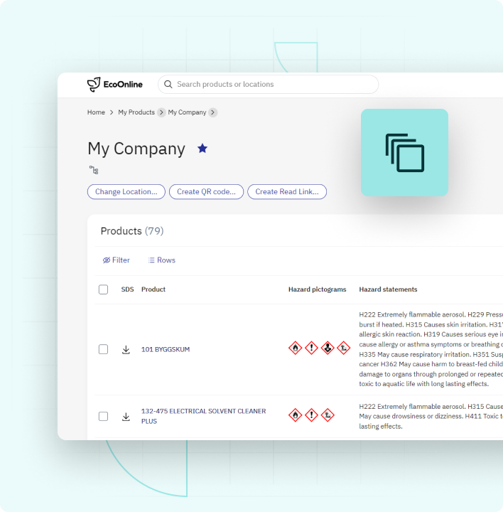 UKI – Chemical Management Software – tier 2 – UI
