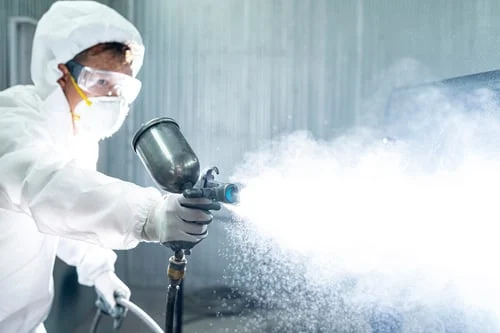 Pillar_SDS_Blog_worker-painting-car-with-paint-spray-gun-wearing-protective-equipment-1