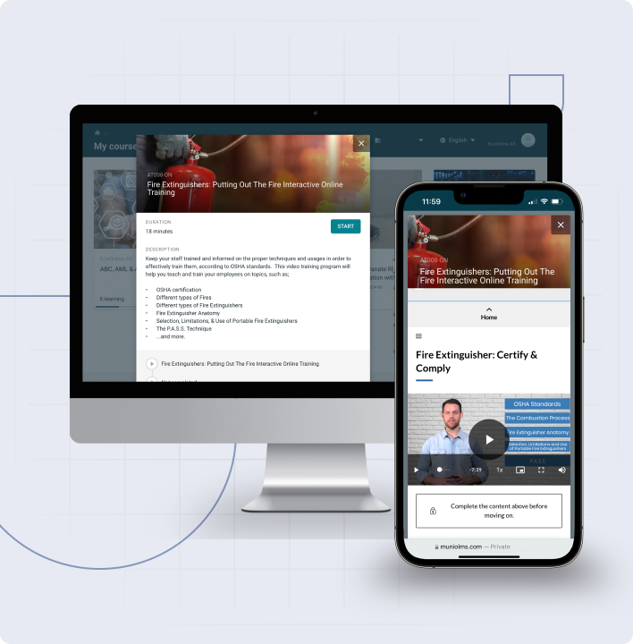 Training And ELearning Tier 2 Computer And Phone UI