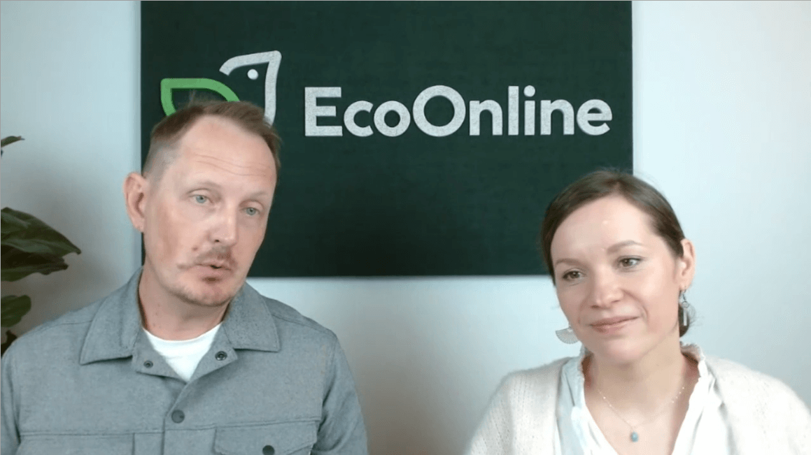 E-oppiminen työturvallisuudessa webinaari - Andreas Ekholm ja Elina Pärnä