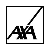 AXA Black And White Logo