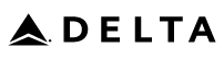 Delta Airlines Black And White Full Logo