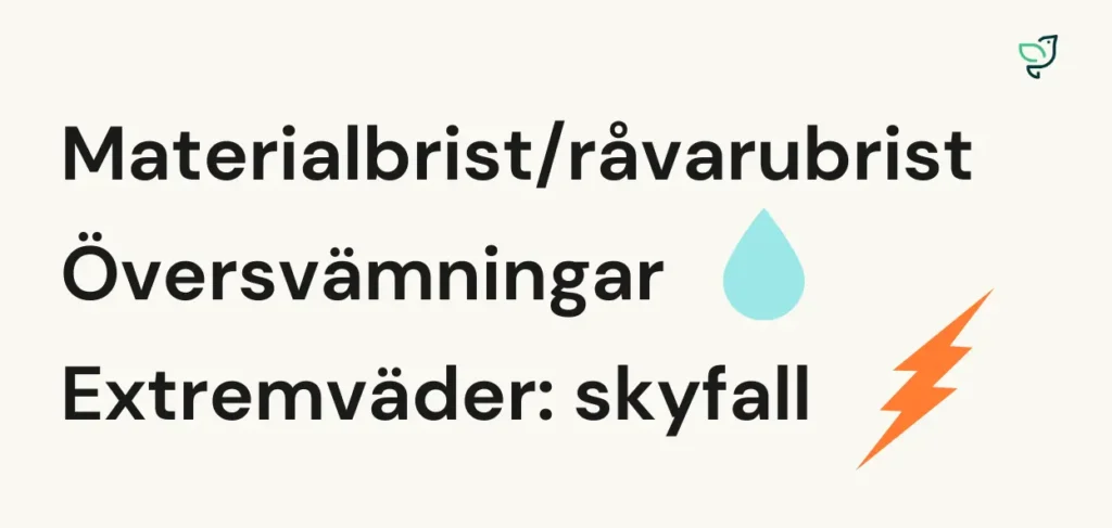 Klimatrisker i Sverige: så här tycker svenska företag