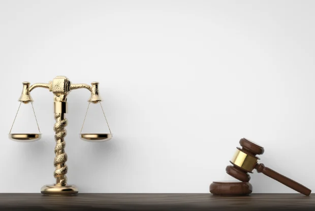 Image of scales of justice and gavel