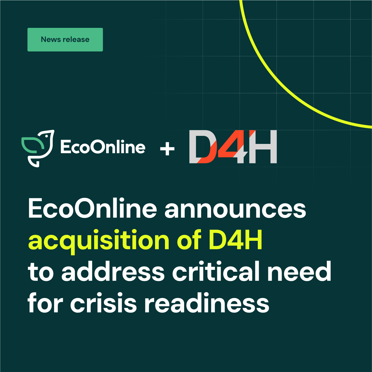 EcoOnline announces acquisition of D4H