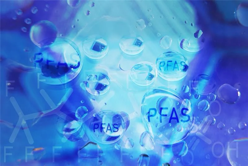 PFAS Image with Bubbles